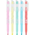 thumbnail image 4 of (2 pack) Pilot FriXion Erasable Pastel Highlighters, Chisel Tip, 5 Count, 4 of 12