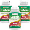 3 Pack Best Naturals Lutein 40mg 60 Softgels