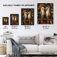 thumbnail image 3 of Artery8 Lovebirds Cockatoo Parrots Love Fun Folk Art For Living Room Large Wall Art Poster Print Thick Paper 18X24 Inch, 3 of 5