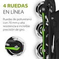 thumbnail image 4 of Patines en Linea rueda 70 mm Altera Ajustables Profesionales Mediano Verde, 4 of 6