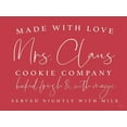 thumbnail image 2 of Lux + Me Designs 14x12 White Modern Wood Framed Museum Art Print Titled - Mrs Claus Cookie Company, 2 of 4