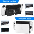 thumbnail image 4 of Carrying Case for Switch OLED, 11 in 1 Accessories Kit for Nintendo Switch OLED with Transparent Hard Protective Case, HD Switch Screen Protector and Thumb Grip Caps, 4 of 9