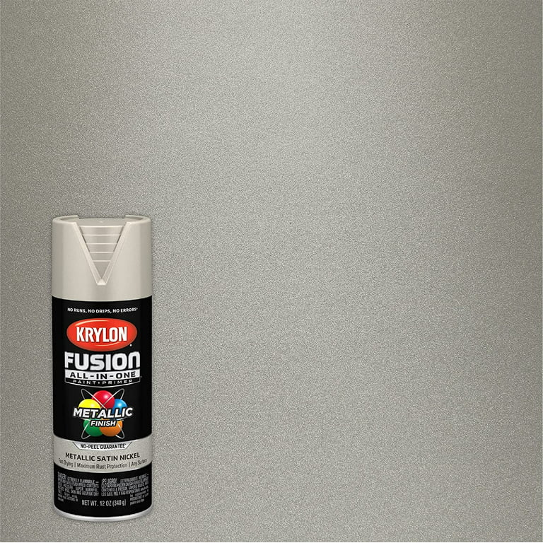 Krylon K02702007 Fusion All-In-One Spray Paint for Indoor/Outdoor Use,  Gloss Black 