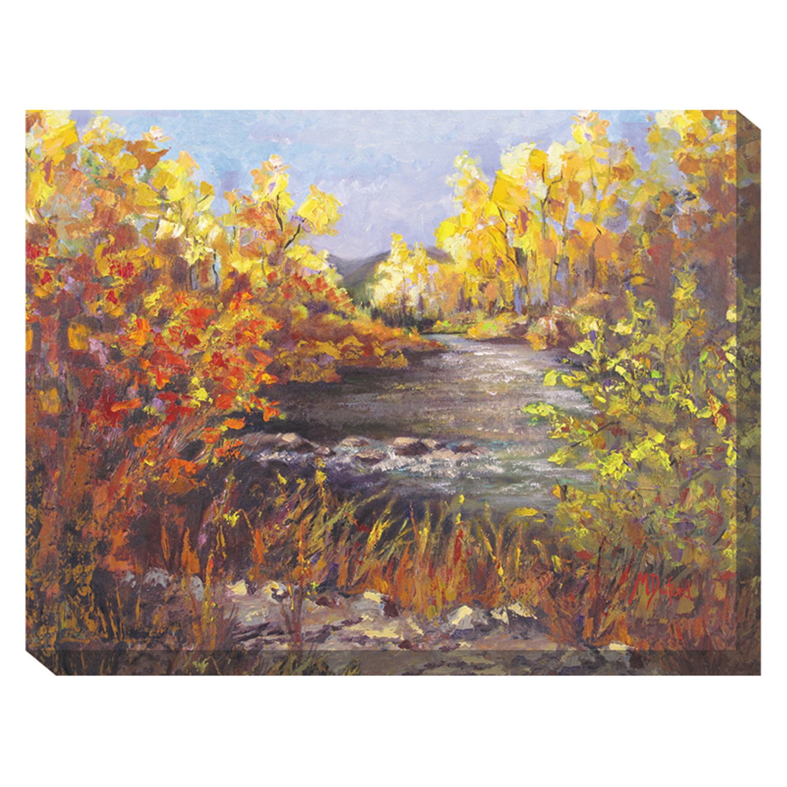 Outdoor Waterproof and Weatherproof Wall Canvas Art, RIVER RAPTURE