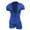 Blue, variant on cllios Men's Jumpsuits One Piece Shorts Biga and Tall Workout Tracksuit Jumpsuit Short Sleeve Zipper One Piece Romper Work Athletic Onesie Plus Size