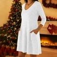 thumbnail image 3 of Maplenight Sparkly Formal Dresses for Women Long Sleeve Evening Holiday Party Cocktail Dress Elegant Wedding Guest Dresses, 3 of 9
