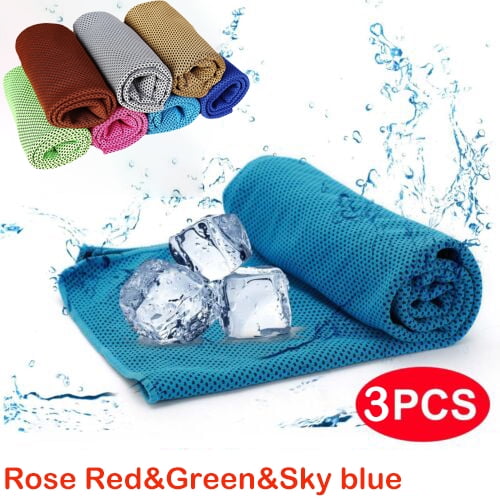 Instant Cooling Towel ICE Cold Golf Cycling Jogging Gym Sports Towel