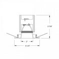 thumbnail image 2 of Wac Lighting Hr-2Led-T209pn Tesla Pro 2" Led Shower Trim - Nickel, 2 of 2