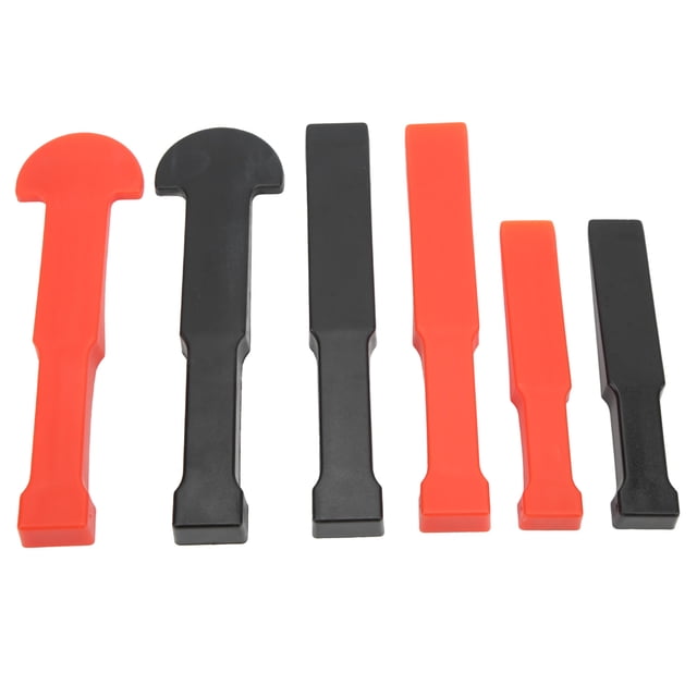 Automotive Repair Tools, 6pcs Non Marring Pry Bar Set ABS Multi Panel Tools Auto Trim Accessory Trim Moulding Tool Kit For Universal