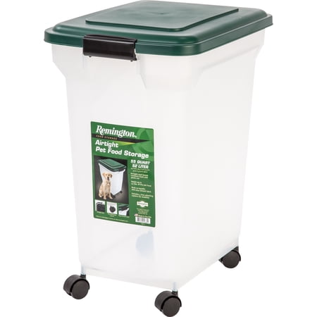 Remington, 42 Lbs. Airtight Pet Food Container | Dog & Cat Food Storage Bin