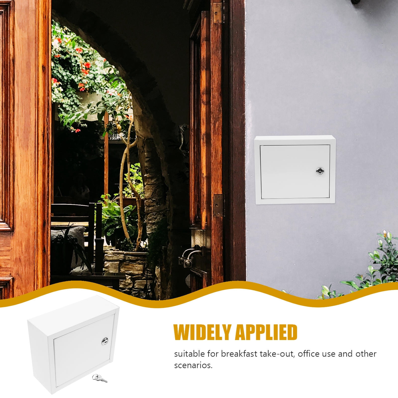 WHAMVOX Package Delivery Boxes for outside Mother Travel White