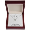 thumbnail image 1 of To My Wife Together We're Everything Delicate Heart Necklace, 1 of 7