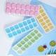 thumbnail image 1 of Bandeja de cubitos de hielo de silicona de fondo suave de 14 compartimentos, ahorro de espacio, apilable (2 piezas, azul) ShuxiuWang 8390606614773, 1 of 1