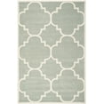 thumbnail image 2 of SAFAVIEH Chatham Hayden Geometric Wool Area Rug, Gray/Ivory, 6' x 9', 2 of 10