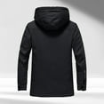 thumbnail image 5 of Vedolay Men's Winter Coats Solid Color Causal Winter Warm Thicken Overcoat Black,L, 5 of 5