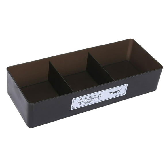 Caja de almacenamiento de 3 rejils grandes para pestañas postizas Sunnimix organizadores de pestañas 27 x 11 x 6.1 cm