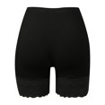 thumbnail image 5 of XIAONU Women's Lace Biker Shorts Elastic Waist Stretch Fit Bottoms, 5 of 6