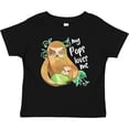 thumbnail image 3 of Inktastic My Pops Loves Me Cute Sloth and Baby Boys or Girls Baby T-Shirt, 3 of 5