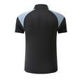 thumbnail image 4 of Rvwovn Men's Cycling Jersey Short Sleeve Tops Quarter Zip Moisture Wicking Running Athletic Tees, 4 of 4