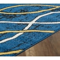 thumbnail image 2 of L'Baiet Coco Blue Graphic 4' x 6' Rug, 2 of 4