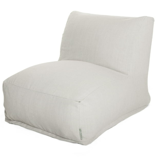Majestic Home Goods Indoor Cream Sherpa Chair Lounger Bean Bag 36 In L X 27 W 24 H Com Sherpa Chair Lounger Bean Bag, Majestic Home Goods Wales Bean Bag Chair Lounger