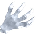 thumbnail image 5 of Simulation Hand Props Halloween Haunted House Bar Secret Room Escape Tattoo Shop Organ Decoration Decoration Simulation Plastic Hand, 5 of 5