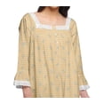 thumbnail image 5 of Moomaya Printed Lace Neckline Nursing Sleepwear Cotton Button Placket Nightdress, 5 of 6