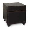 Foremost Faux Leather Storage Ottoman