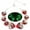 Red, variant on Heart of Ocean Glow in The Dark Firefly Beads Necklaces for Women, Murano Glass Beads Jewelry - Purple