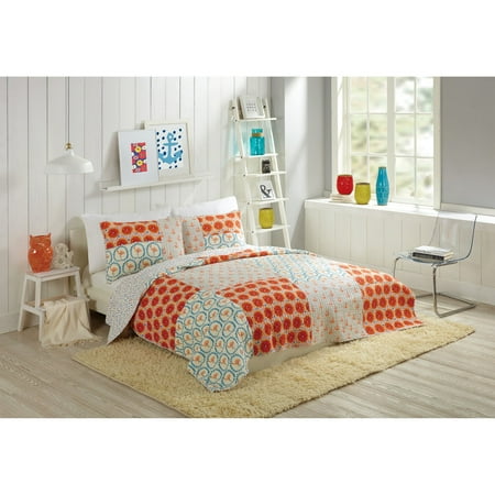 Circus Quilt Set - Flamingo Citrus Quilt Set by Makers Collective