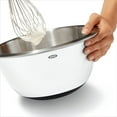 thumbnail image 5 of OXO 1107600 Bon Grips 3 Pièces Inox Set de Bol de Mélange, Blanc, 5 of 5