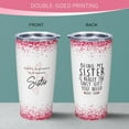 thumbnail image 6 of Sister Birthday Gifts from Sister - Birthday Gifts for Sister - Happy Birthday Gifts for Women Sister from Brother - Funny Sisters Birthday Gift Ideas - 20oz Tumbler, 6 of 6