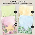 thumbnail image 2 of 16 Pack Pocket Folders - Watercolor Floral, 2 of 3
