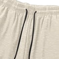 thumbnail image 3 of cfhntfmh Men's Workout Sweat Shorts Knee Length Lounge Shorts with Pockets Loose-Fit Wide Leg Shorts for Running Basketball, 3 of 6