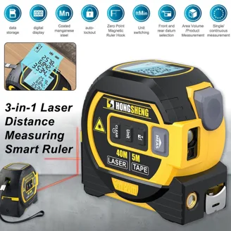 CAT 4-in-1 Laser Measuring Tool - Stud Finder, Distance
