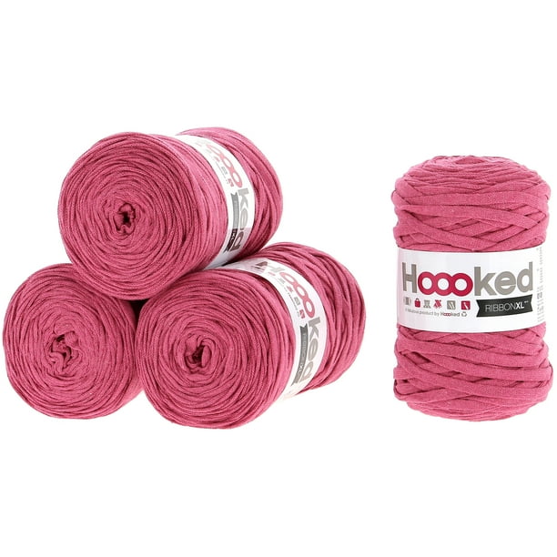 Hoooked Ribbon XL Yarn 4/PkBubblegum
