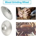 thumbnail image 2 of Abrasive Angle Wheel Discs, Grinder Rasp Disc, Wood Grinder Disc, Diamond Sanding, Electric Angle Grinder Sanding Disc (Silver), 2 of 5