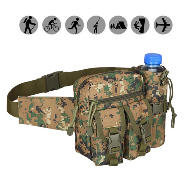 1pc Riñonera Bolsa Tela Oxford Impermeable Tiro DYNWAVEMX paquete de cintura