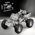 thumbnail image 2 of Metal Assembly Engineering Vehicle Model Kit, STEM Screw-Tightening Construction Toy for Boys Ages 8+, Enhances Logical Thinking & Creativity, 2 of 8