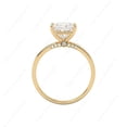 thumbnail image 4 of Cora Jewellery 2CT Heart Moissanite Solitaire Engagement Ring For Women, 18K Yellow Gold, 4 of 5