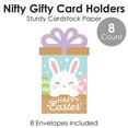 thumbnail image 5 of Big Dot of Happiness Spring Easter Bunny - Happy Easter Party Money and Gift Card Sleeves - Nifty Gifty Card Holders - Set of 8, 5 of 8