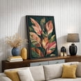 thumbnail image 4 of Framed Canvas Wall Art Tropical Leaves Botanical Print for Living Room Decoration - 24"x36" BLACK, 4 of 8