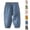 Blue-06, variant on Ultrave Harem Pants for Boys Girls Elastic Waist Casual Joggers Kids Summer Bloomers Pants Daily Wear for 1-10Y
