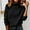 Black, variant on Women's Oversized Ribbed Turtleneck Sweater Casual Fall Loose Knit Pullover Sweater Trendy Basic Jumper Top Long Sleeve Tops Winter Warm Comfortable Soft Layers Pullover Black Xl