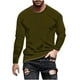 thumbnail image 2 of pstuiky Camisas suaves de manga larga para hombre, Camisa de manga larga con cuello redondo, color liso, informal y cómoda para hombre. camisetas de hombre l, 2 of 5
