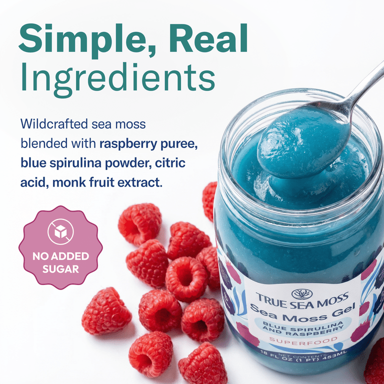 【新品未開封】osmyss オスミス マーメイドジェル ２個セット True Sea Moss – Sea Moss Gel – Wildcrafted Seamoss, Fruits