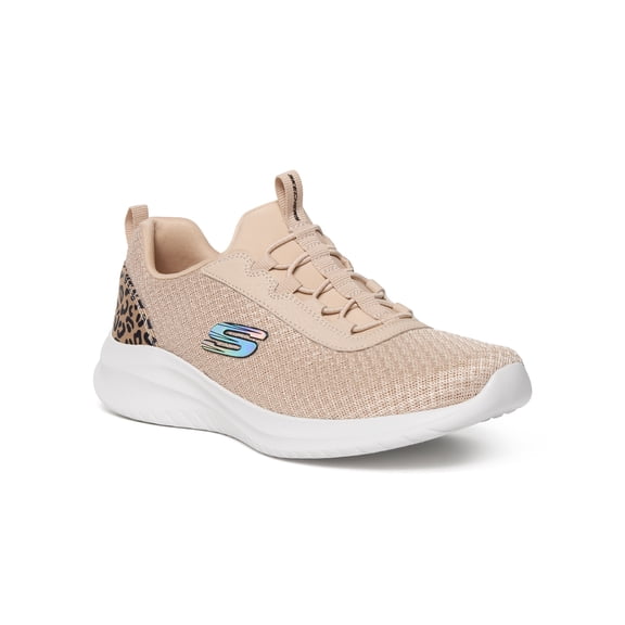 Skechers Women's Zinergy Leopard Print Slip-On Athletic Shoe