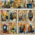 thumbnail image 4 of Vintage Scrapbook Paper A5 Size, 24 Sheets Craft Decoupage Paper for DIY Card Making Scrapbooking Photo Album Junk Journal Supplies, 4 of 4