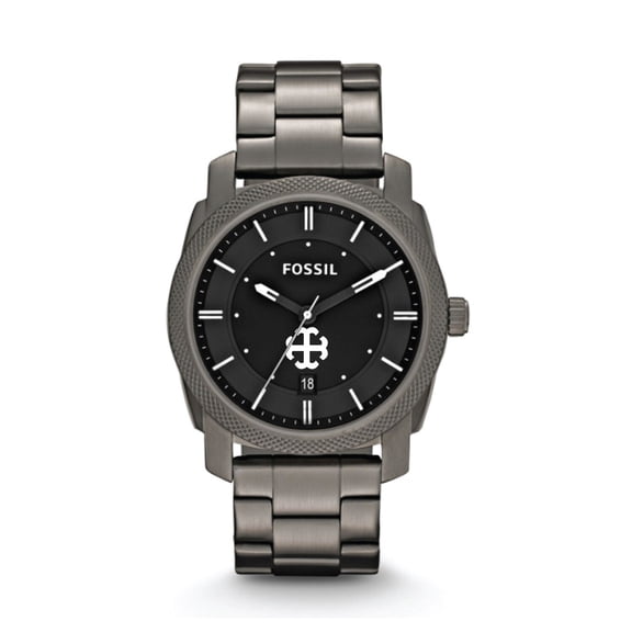 Fossil Saint Mary's Belles Machine Smoke Stainless Steel Watch