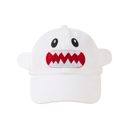 

Sunisery Baby Baseball Cap Shark Mouth Embroidery Sun Trucker Hat with Cute Ears